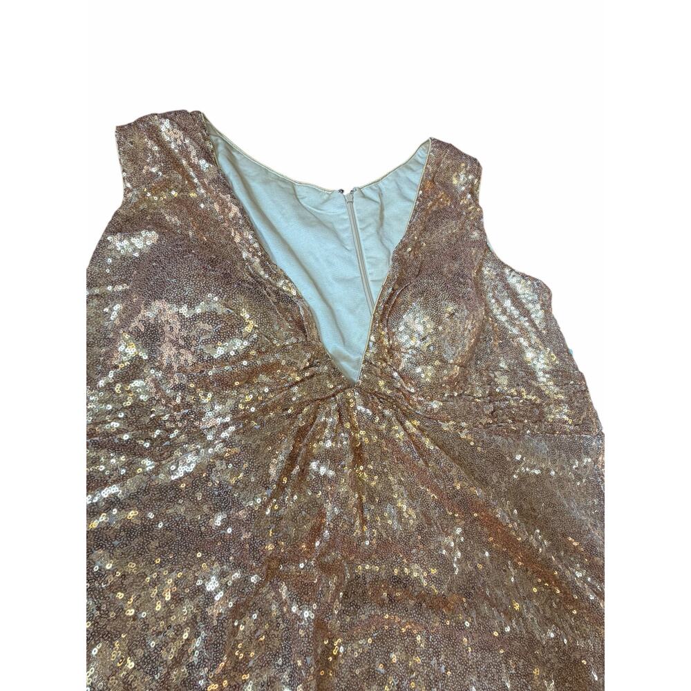 NWT Gold Sequined Renz Amelia Gown - Plus Size - Picture 14 of 16